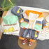 Sports Hooded Zipper Shirt Three Piece Set Male Baby Round Neck Sweater Long Sleeve Set